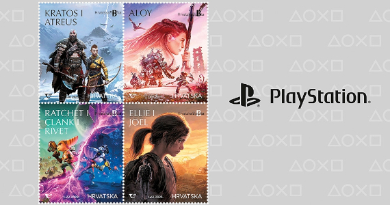 Dolazi nova serija poštanskih maraka s likovima iz popularnih PlayStation igara