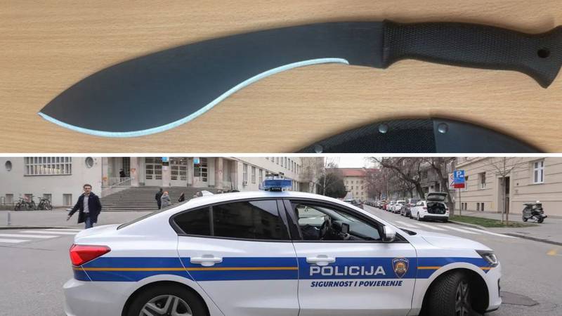 Ovo je mačeta kojom je mladić (18) primio učenika u gimnaziji u Zagrebu: Prijetio i profesorici