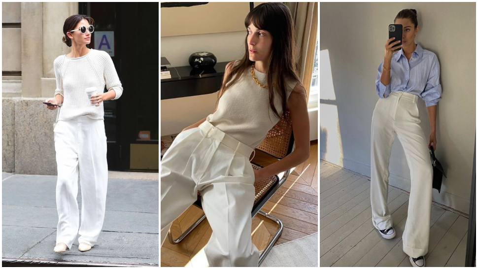 30 modela bijelih hlača za dnevne proljetne kombinacije