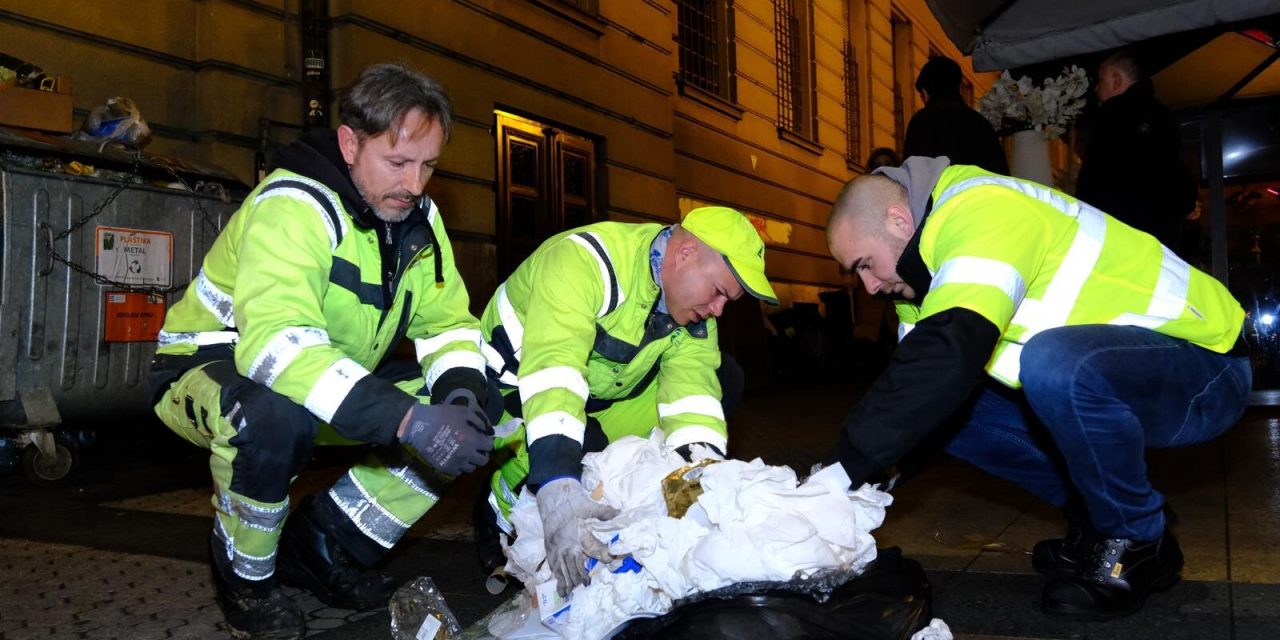 FOTO: Radnici Čistoće u smeću traže podatke o prekršiteljima.  Opisali su kako to izgleda