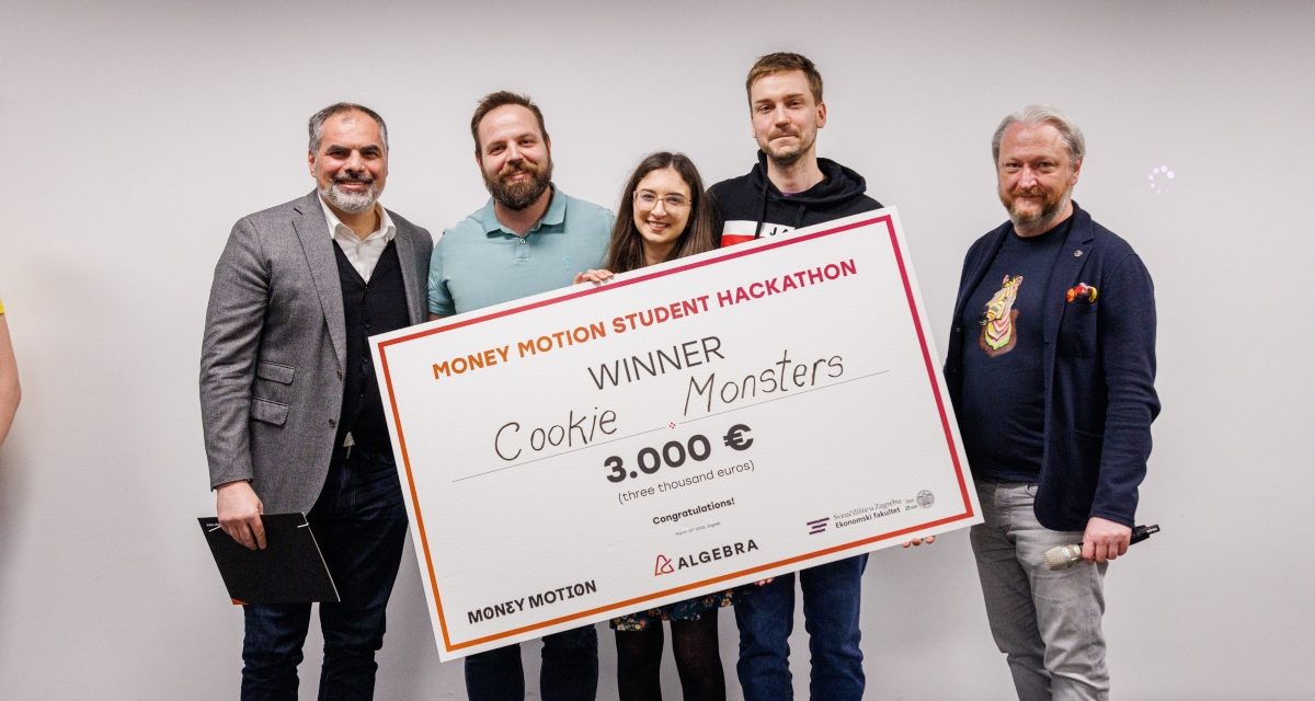 Tim Cookie Monsters inovativnom biometrijskom tehnologijom koja se bori protiv deepfakea odnio pobjedu na Money Motion studentskom fintech hackathonu