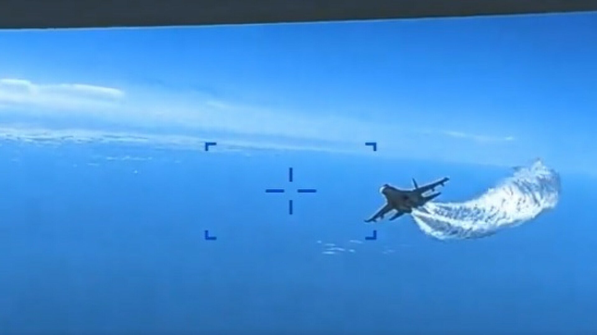 VIDEO Ovako su Rusi srušili američki dron: Vojska objavila snimku sudara iznad Crnog mora