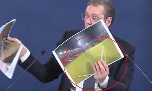 (VIDEO) VUČIĆ SE HVALI, PUNA MU USTA STADIONA!  'Ljudi pa što mi radimo, vjerujete li da je ovo Srbija!?'