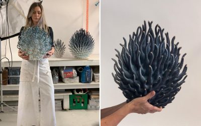Ova umjetnica radi keramičke skulpture u obliku koralja i sukulenata