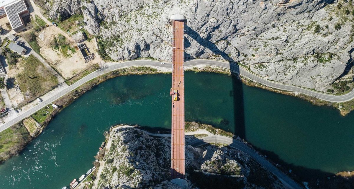 Pogledajte kako je izgrađen most Cetina