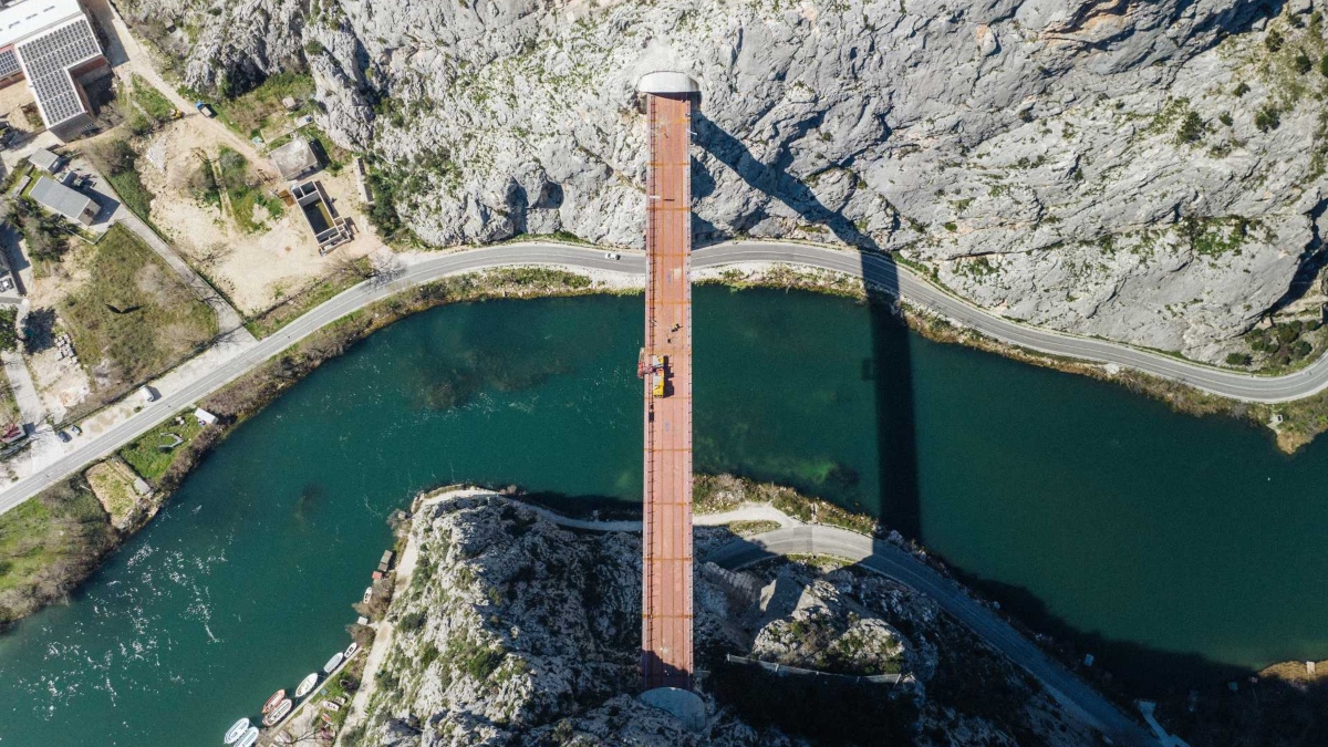 Pogledajte kako je izgrađen most Cetina