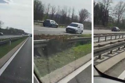 Pogledajte video luđaka koji vozi u suprotnom smjeru po autocesti Zagreb – Karlovac