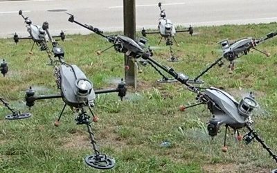 Pirotehnički dronovi za otkrivanje mina
