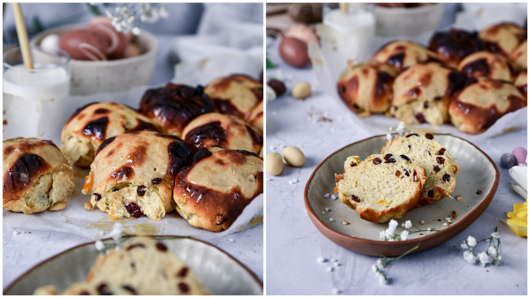 YumYum Paradise: Hot cross buns – mekana i sočna engleska peciva