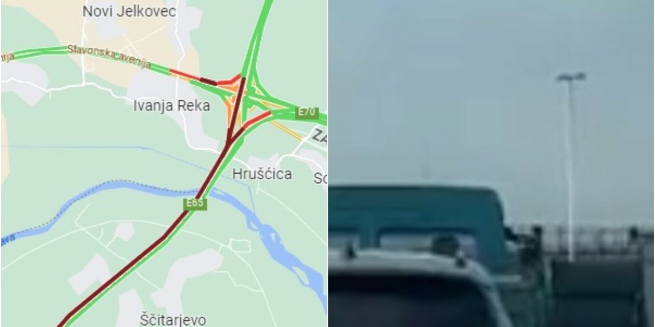 VIDEO Zagrepčani zapeli u prometu: Google Maps se zacrvenio, počele gužve zbog radova