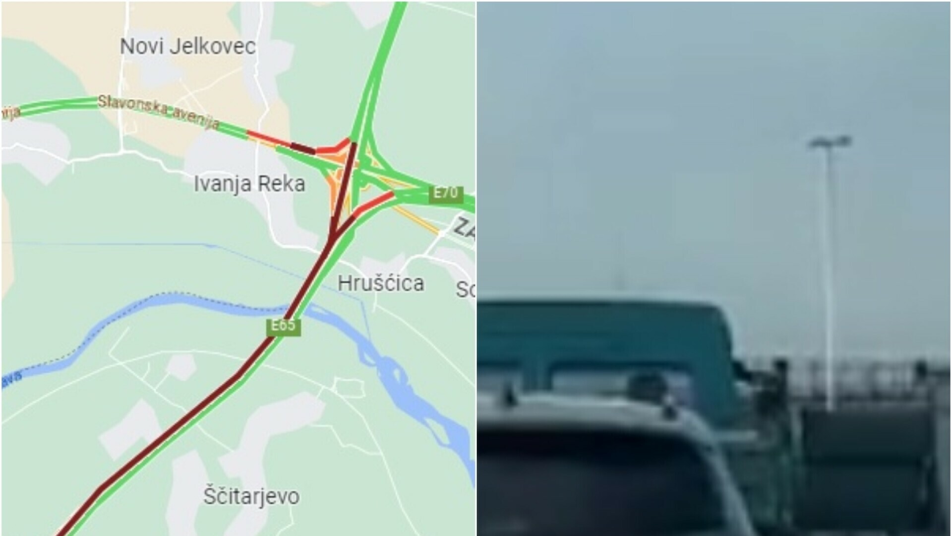 VIDEO Zagrepčani zapeli u prometu: Google Maps se zacrvenio, počele gužve zbog radova