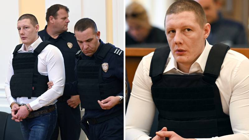VIDEO Pogledajte kako su doveli Tanaskovića u sudnicu: Stavili mu pancirku, lisice…
