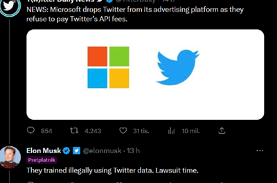 Elon Musk će tužiti Microsoft?