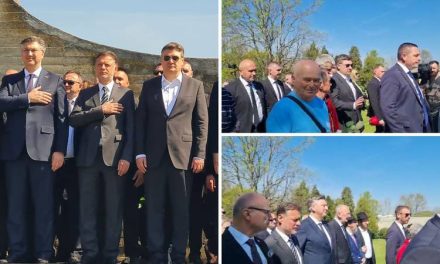 VIDEO Plenković prošao pokraj Milanovića u Jasenovcu, nisu se ni pozdravili na komemoraciji