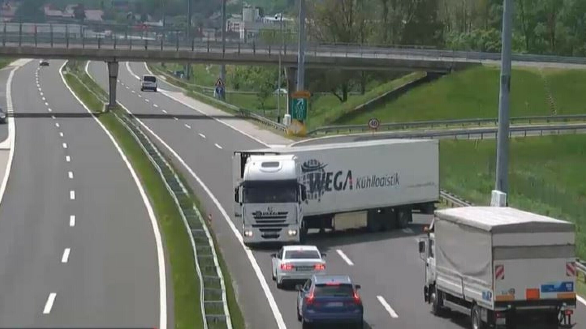 Nevjerojatna snimka s hrvatskih autocesta: Kamion na A4 vozio u suprotnom smjeru
