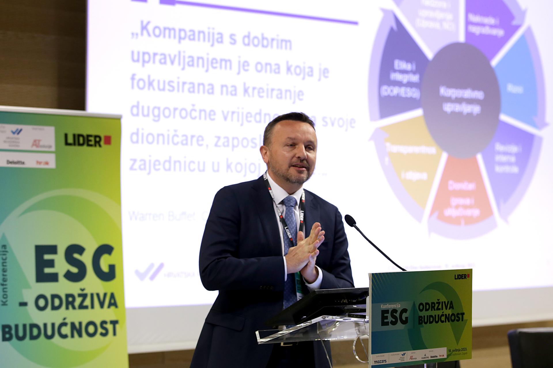 Berislav Horvat: Ako uprave i nadzorni odbori ne prihvate važnost ESG-a, nećemo imati ništa