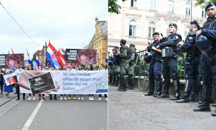 VIDEO/FOTO Krenula povorka Hod za život: Puno je interventne policije, pogledajte tko je sve došao od poznatih