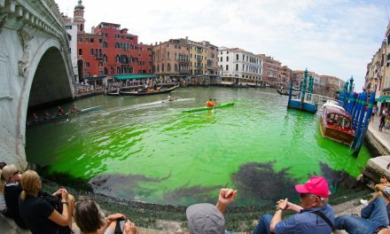 FOTO/VIDEO Fluorescentno zelena voda potekla Venecijom: Sazvan hitan sastanak, sumnja se na jednu stvar