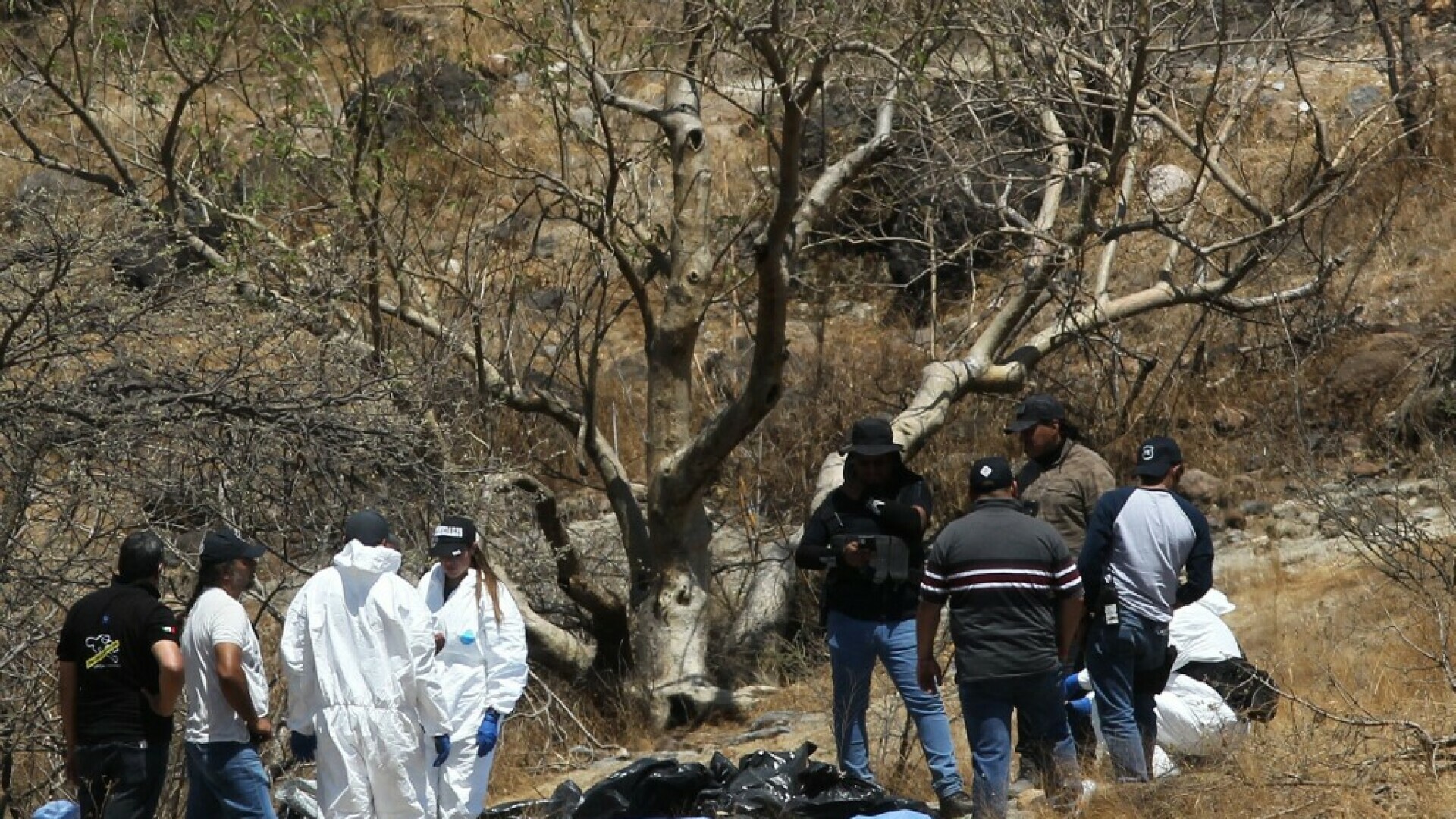 Strava u Meksiku: Otkriveno 45 vreća s dijelovima tijela, vatrogasci i policija izvadili ih iz ponora uz pomoć helikoptera