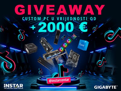 Instar poklanja gaming PC vrijedan 2000 eura