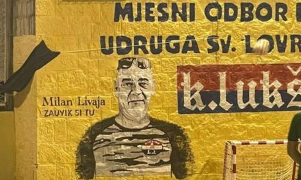 U Kaštel Lukšiću osvanuo mural posvećen ocu Marka Livaje