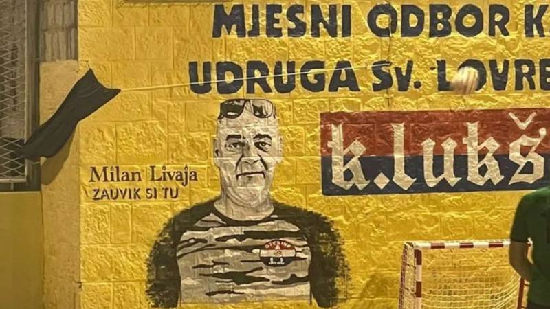 U Kaštel Lukšiću osvanuo mural posvećen ocu Marka Livaje