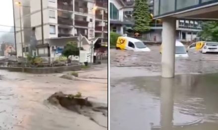 VIDEO Nevrijeme u Sloveniji: Oglasile su se sirene za opću opasnost, ceste su se pretvorile u rijeku