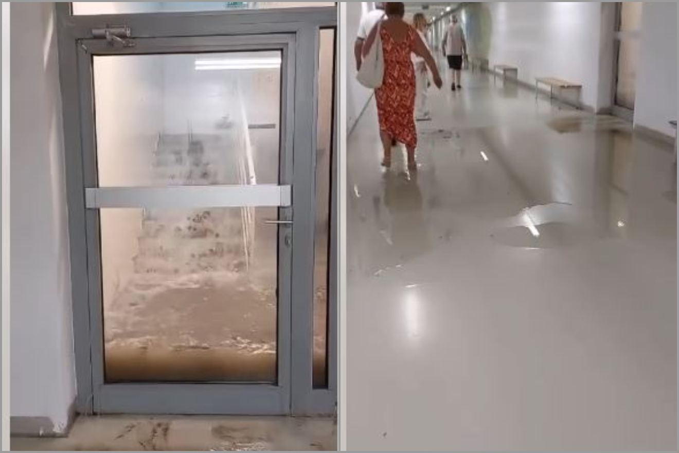 (VIDEO) Rebro nažalost potopljeno, bolnicom doslovno pršti voda: Scena kao u filmu Apokalipse