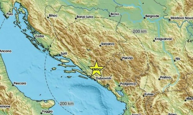Slab potres u BiH, osjetio se iu Hrvatskoj: “Dubrovnik, malo zatreslo”