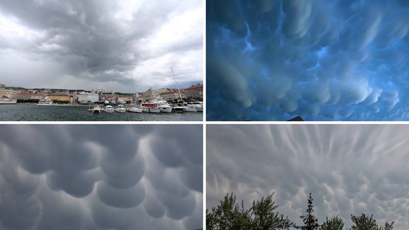 FOTO Pogledajte kako su jučer izgledali oblaci diljem zemlje.  Evo što nas danas očekuje