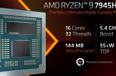 Ryzen 9 7945HX3D prvi je AMD-ov procesor za laptope s tehnologijom 3D V-Cache