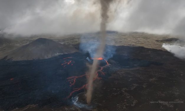 VIDEO Spektakularni prizori sa sjevera Europe: Erupcija vulkana stvorila