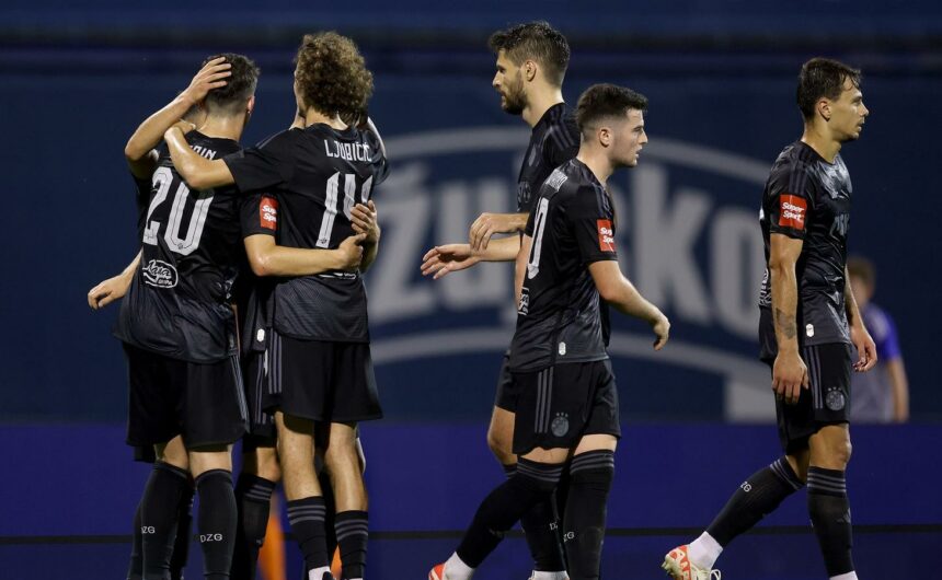 Dinamo je dominaciju protiv Rijeke u prvom poluvremenu okrunio akcijom Petkovića i Bulata