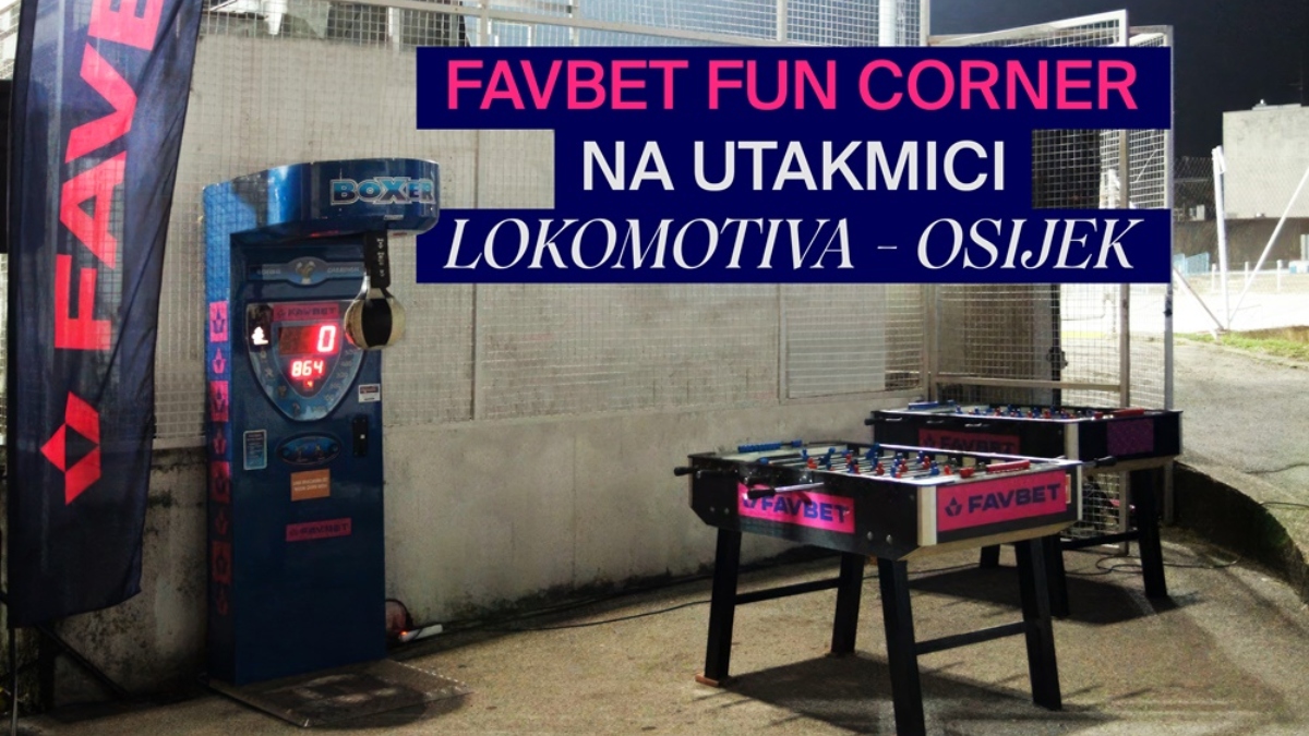 Održane Favbet zabavne igre na nogometnoj utakmici NK Lokomotiva i NK Osijek