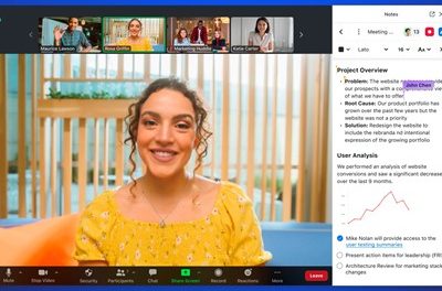 Zoom Notes – mogućnost unošenja zajedničkih bilješki tijekom videopoziva