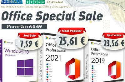 Trajna Microsoft Office licenca za Windows ili Mac samo 25,61 €