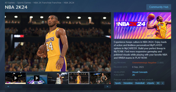 Tradicija se nastavlja – NBA 2K24 na meti negativnih ocjena na Steamu