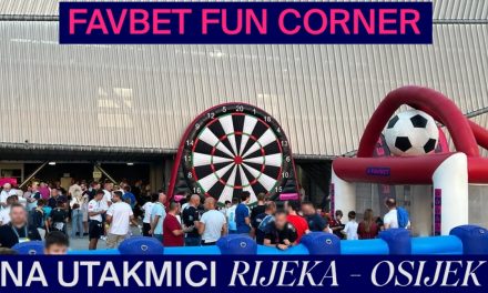 Favbet zabavne igre na utakmici NK Rijeka i NK Osijek animirale 5000 navijača